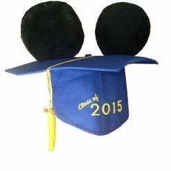 Budget 🤩 Disney Hat - Ears Graduation Cap - Class Of 2015 - Mortarboard ✨