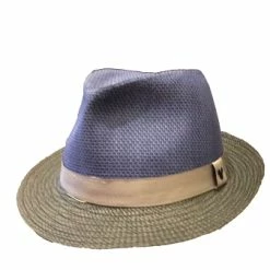 Cheap ✔️ Disney Hat - Fedora Hat - Mickey Mouse Band - Blue Wicker ✨