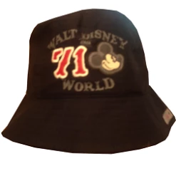 Outlet 😍 Disney Hat - Bucket Hat - Walt Disney World 1971 - Youth 🎁