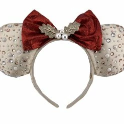 Best deal 😀 Disney Ears Headband - Minnie Mouse - Holiday BaubleBar 🌟