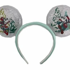 Best Sale 🥰 Disney Ears Headband - 2022 Holiday Snow Globe - Mickey & Minnie ❤️