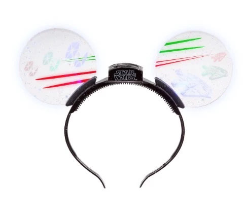 New 🛒 Disney Glow Ears Headband - Star Wars - Millennium Falcon &TIE Fighter 😀 1 New 🛒 Disney Glow Ears Headband - Star Wars - Millennium Falcon &TIE Fighter 😀