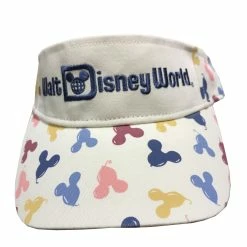Brand new 🧨 Disney Sun Visor Hat - Mickey Mouse Balloons - Walt Disney World 💯