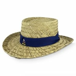 Best Sale 🌟 Disney Straw Hat For Men - Mickey Mouse - Blue Band ⭐
