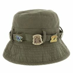 Best Pirce 👍 Disney Hat - Bucket Hat - Animal Kingdom Pin Hat - Tan 😉