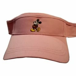 Wholesale 😉 Disney Sun Visor Hat - Mickey Mouse Standing - Pink 👍