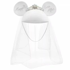 Cheap 🌟 Disney Hat - Ears Hat - Minnie Mouse Bride - Happily Ever After 🎉