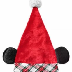 Cheap ⭐ Disney Santa Hat - Mickey Mouse Ears - Plaid 🛒