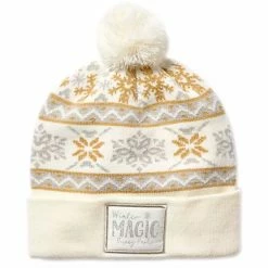 Flash Sale ❤️ Disney Knit Beanie For Adults - Disney Parks - Silver And Gold 😉