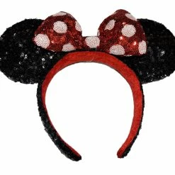 Hot Sale 🌟 Disney Ears Headband - Minnie Mouse - Sequin Polka Dot Bow 🤩