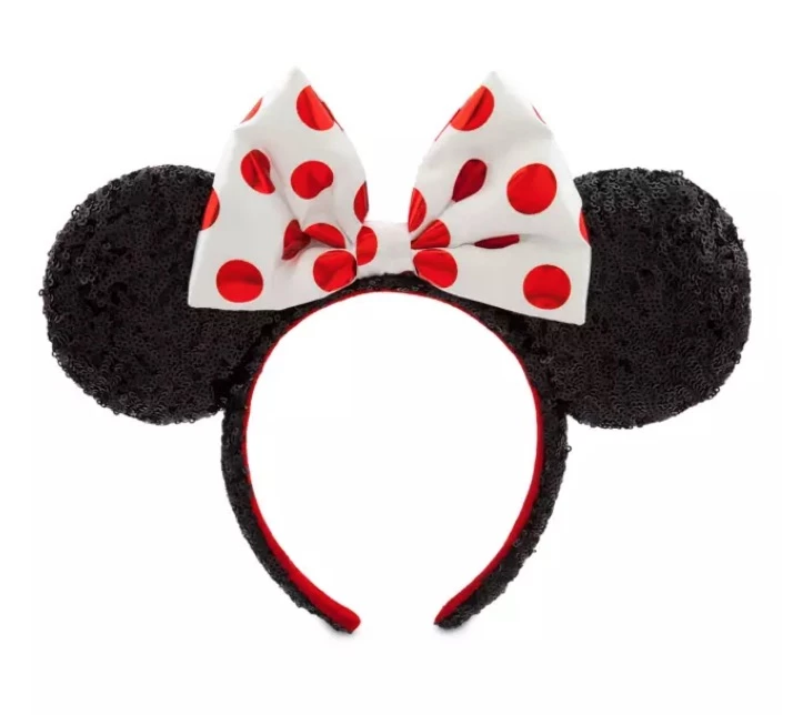 Best deal 🔥 Disney Ears Headband - Minnie Mouse Sequined - Red & White 😉 1 Best deal 🔥 Disney Ears Headband - Minnie Mouse Sequined - Red & White 😉