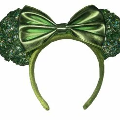 Best deal 🌟 Disney Ears Headband - Minnie Mouse Sequined - Light Green 😍