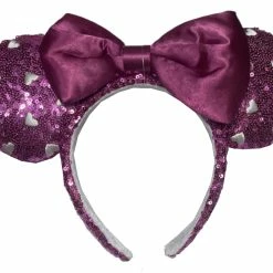 Promo 🌟 Disney Ears Headband - Minnie Mouse Sequin - Hearts 🤩