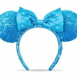 Best Sale 👏 Disney Ears Headband - Minnie Mouse Sequin - Aqua 🎉