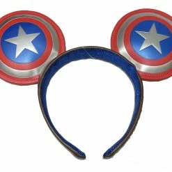 Best Pirce 🌟 Disney Ears Headband - Marvel - Captain America 😍
