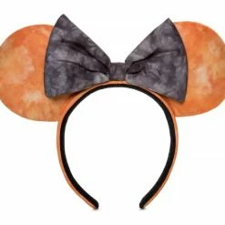 Cheap 🎁 Disney Ears Headband - 2022 💀 Halloween - Orange & Black 😀
