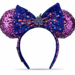 Budget 👍 Disney Loungefly Ears Headband - Fantasyland Castle Sequin 🎉