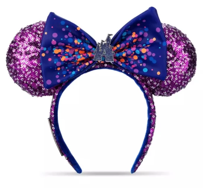 Budget 👍 Disney Loungefly Ears Headband - Fantasyland Castle Sequin 🎉 1 Budget 👍 Disney Loungefly Ears Headband - Fantasyland Castle Sequin 🎉
