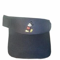 Best deal 👏 Disney Sun Visor Hat - Mickey Mouse Standing - Navy Blue 👏